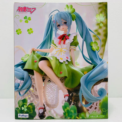 [Used] Hatsune Miku Figure Clover Flower Fairy Noodle Stopper AMUPRZ18174 [Figure] [Shikama Store] 