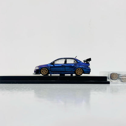 【中古】 1/64 Mitsubishi ランサー エボリューション IX Widebody(カメレオン) [CM64-EVOIX-21]【飾磨店】