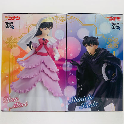 【中古】 2体セット(工藤新一＆毛利蘭）-XrossLinkフィギュア「名探偵コナン」【フィギュア】