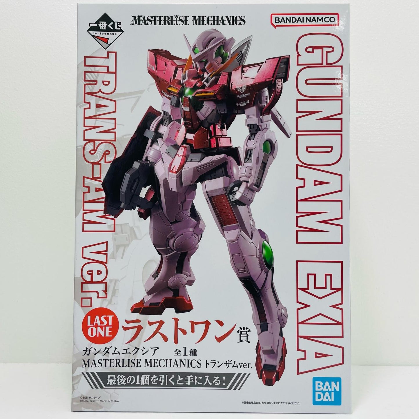 ラストワン賞ガンダムエクシア・トランザムver.-MASTERLISEMECHANICS「GUNDAMMEISTERS/一番くじ機動戦士ガンダム00」【フィギュア】