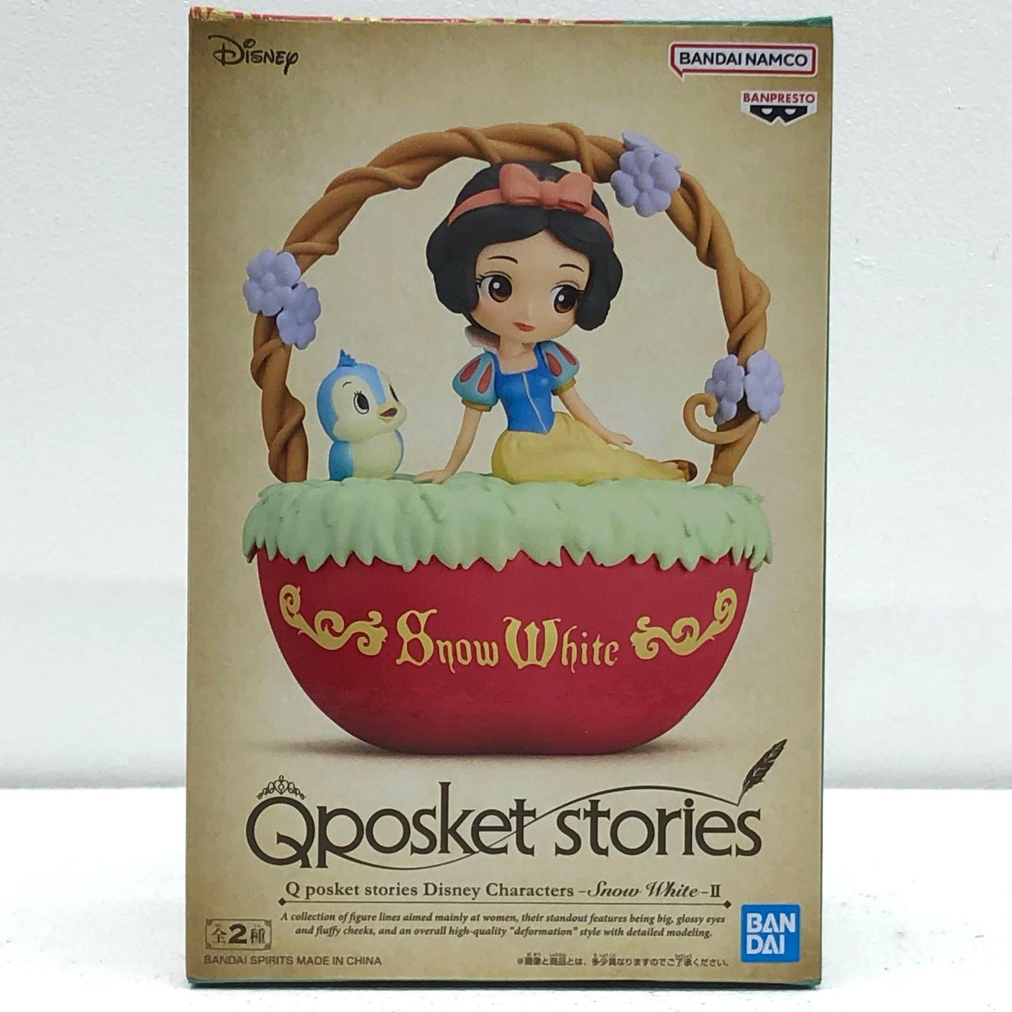 【中古】 白雪姫2(花ブルー)-QposketstoriesDisneyCharacters-SnowWhite-Ⅱ「白雪姫」【フィギュア】【飾磨店】