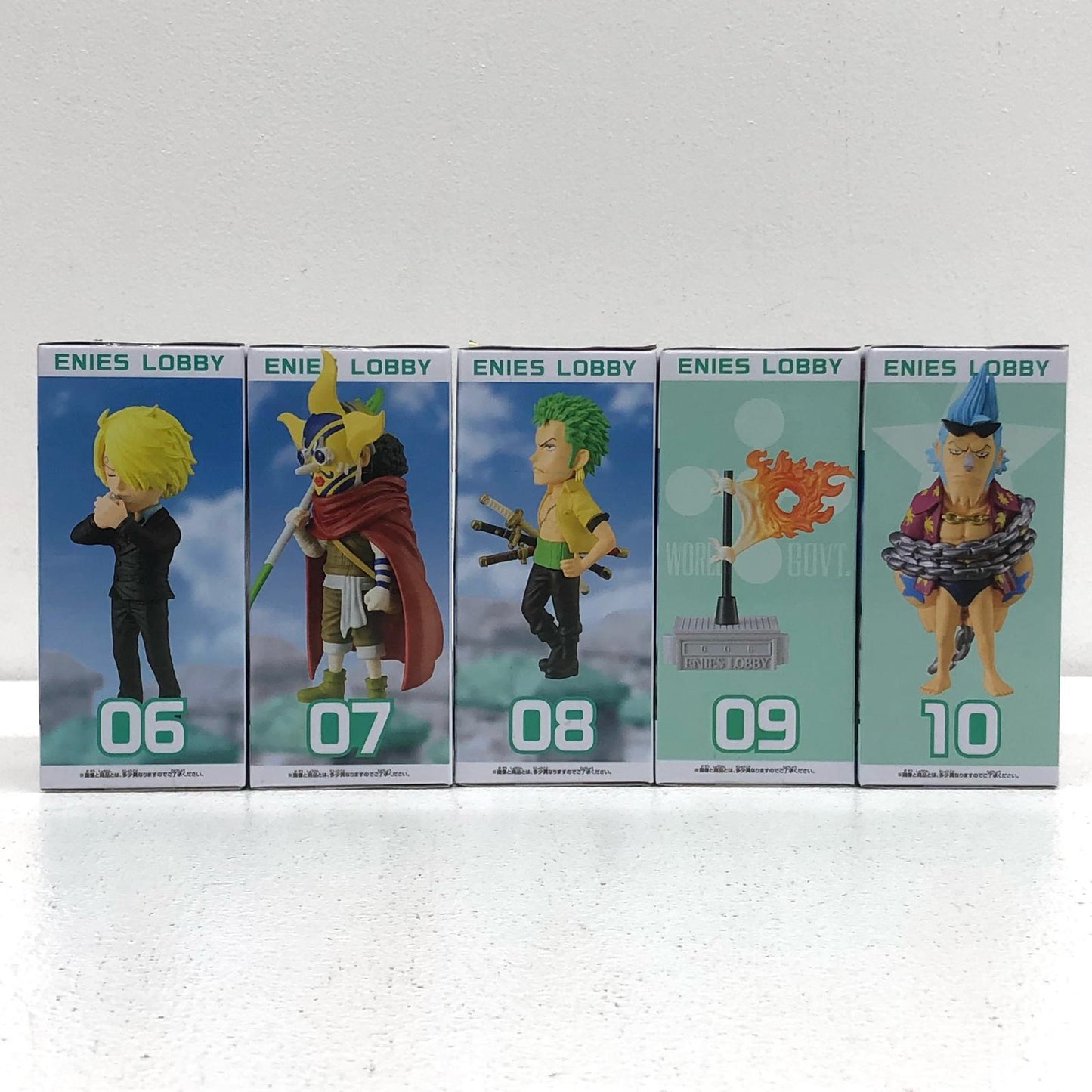 [Used] All 5 types set -WCF-Enies Lobby 2- "One Piece" [Figure]