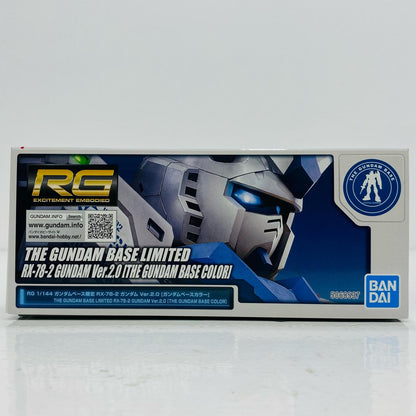 【中古】 1/144RGRX-78-2ガンダムVer.2.0[ガンダムベースカラー]「機動戦士ガンダム」ガンダムベース限定[5068537]