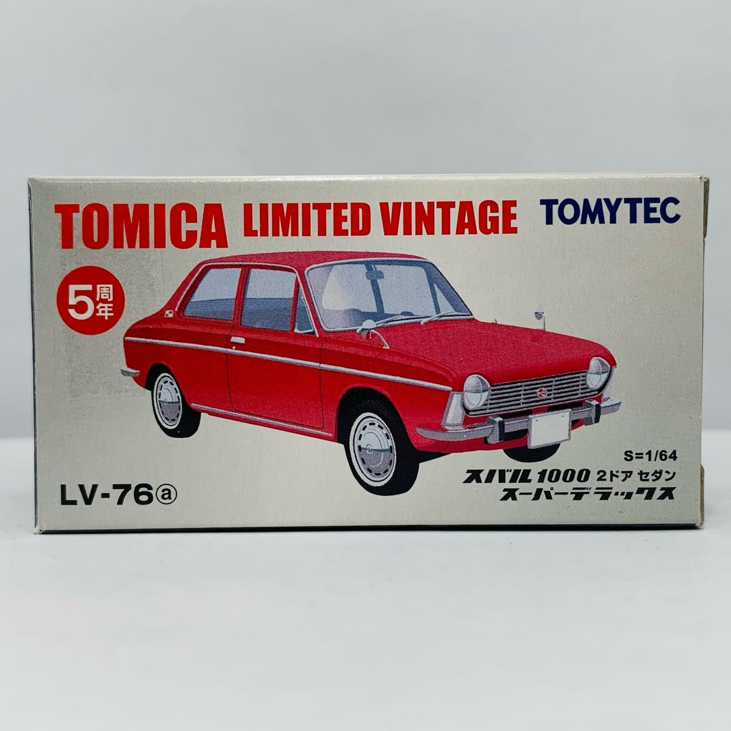 【中古】 1/64 LV-76a スバル 1000 2ドアセダン スーパーデラックス(レッド) 「トミカリミテッドヴィンテージ」 [221661]【飾磨店】