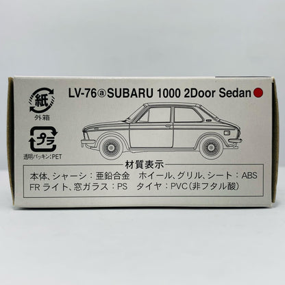 【中古】 1/64 LV-76a スバル 1000 2ドアセダン スーパーデラックス(レッド) 「トミカリミテッドヴィンテージ」 [221661]【飾磨店】