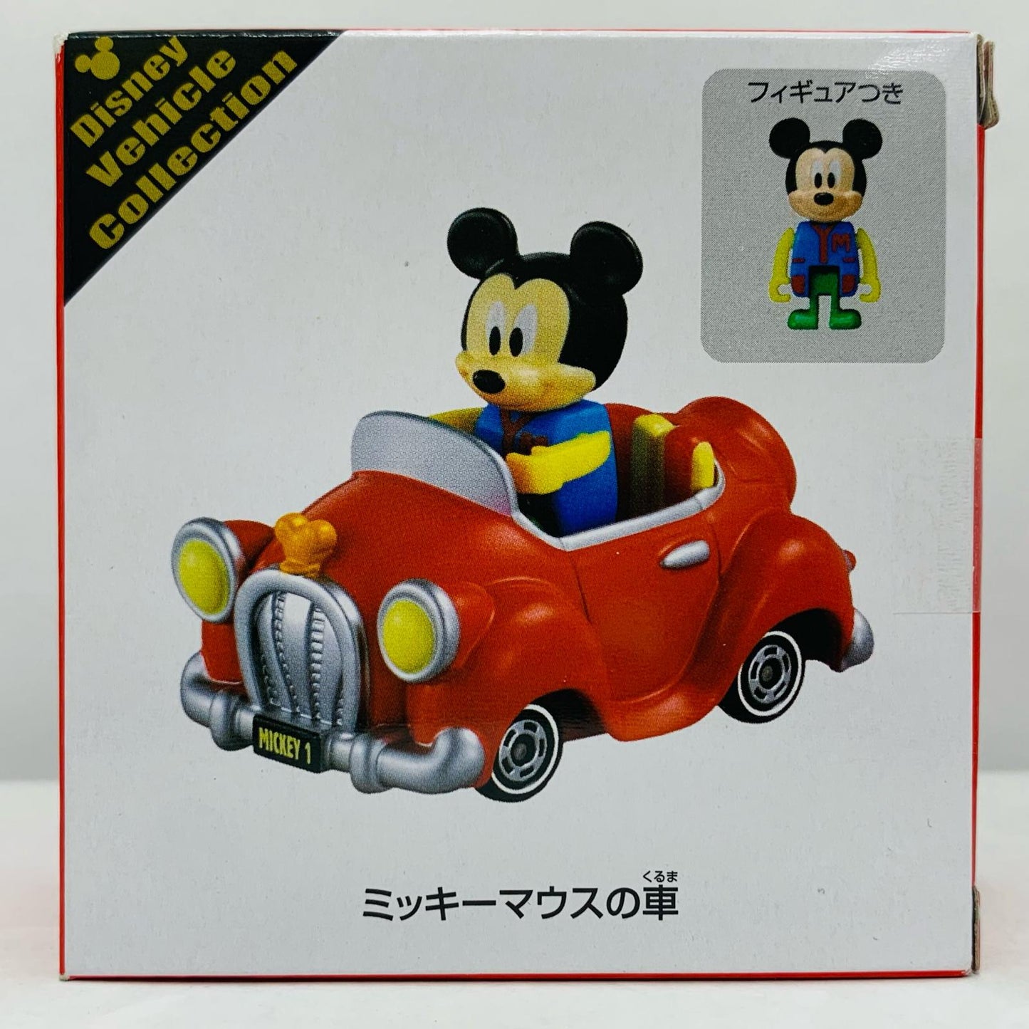 Mickey Mouse Car with Figure (Red) "Tomica Disney Vehicle Collection"