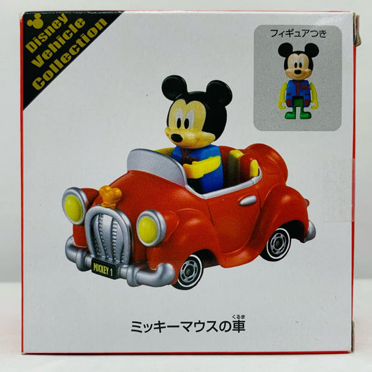 【中古】 ミッキーマウスの車 フィギュア付き(レッド) 「トミカ ディズニービークルコレクション」