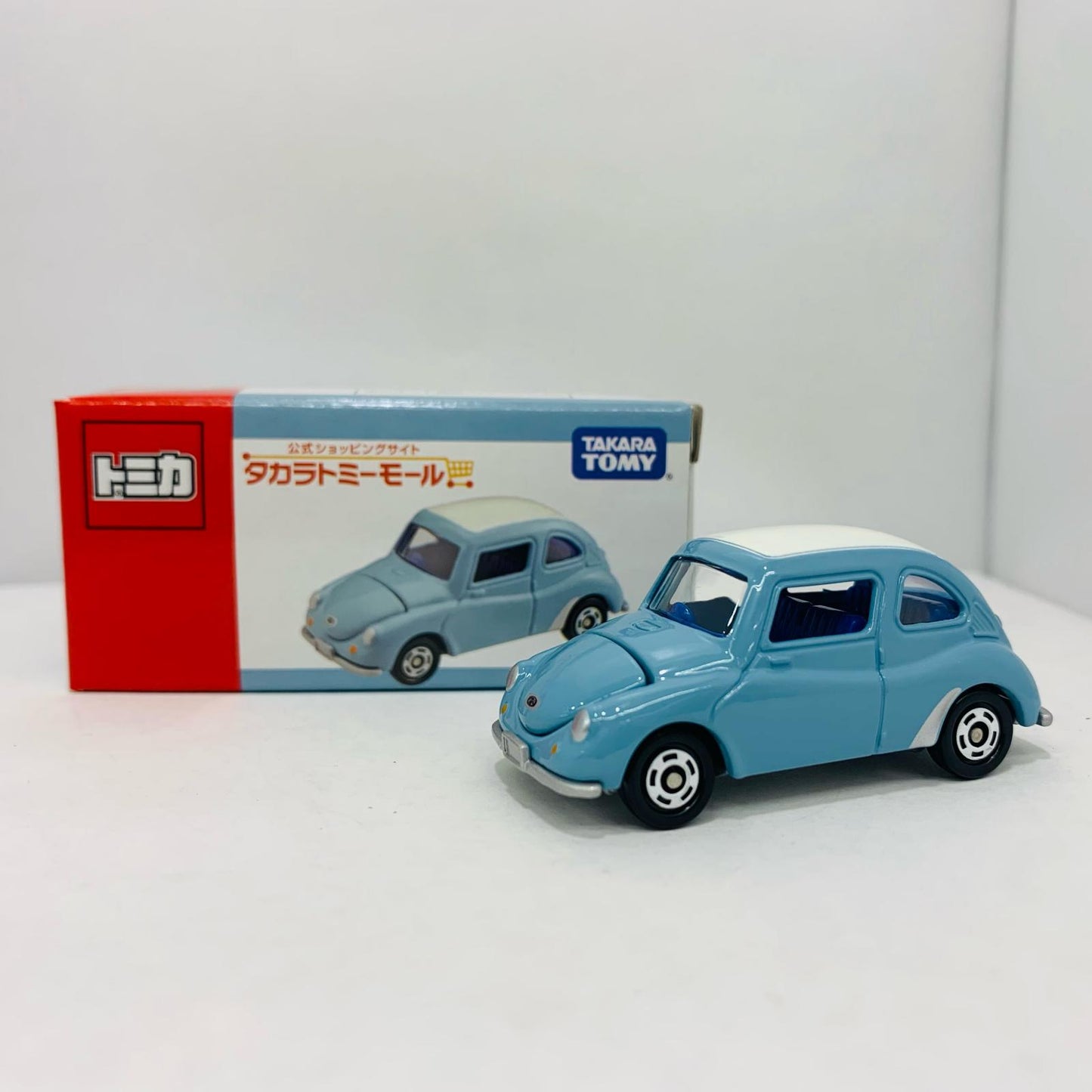 1/50 Subaru 360 (Light Blue x White) "Tomica" Takara Tomy Mall Tomica Purchase Bonus