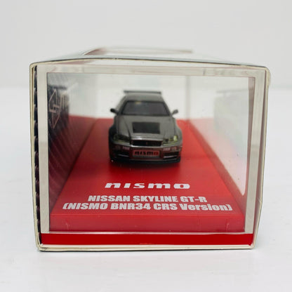 1/64 日産 スカイライン R34 GT-R ニスモ CRS Ver. LED搭載(グレー) 「MOTNシリーズ」 [K07130LGR]