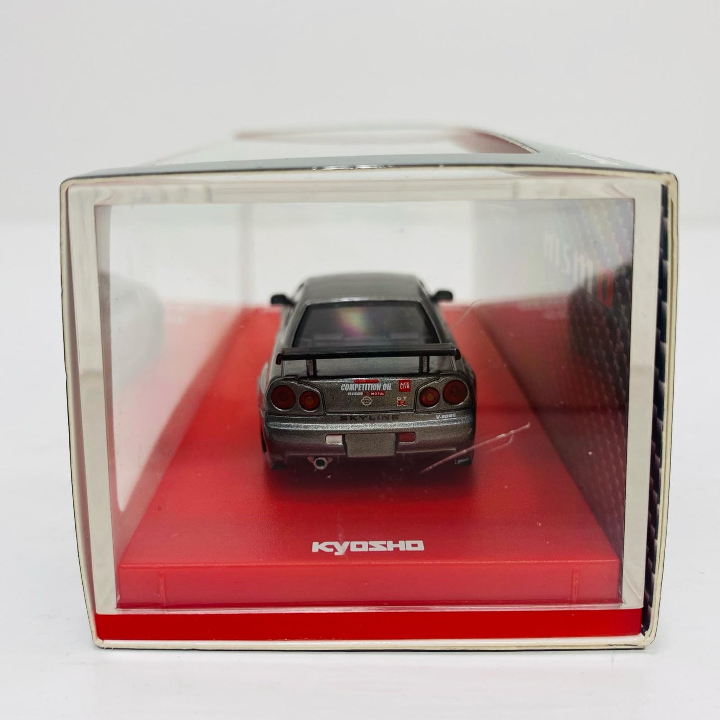 1/64 日産 スカイライン R34 GT-R ニスモ CRS Ver. LED搭載(グレー) 「MOTNシリーズ」 [K07130LGR]