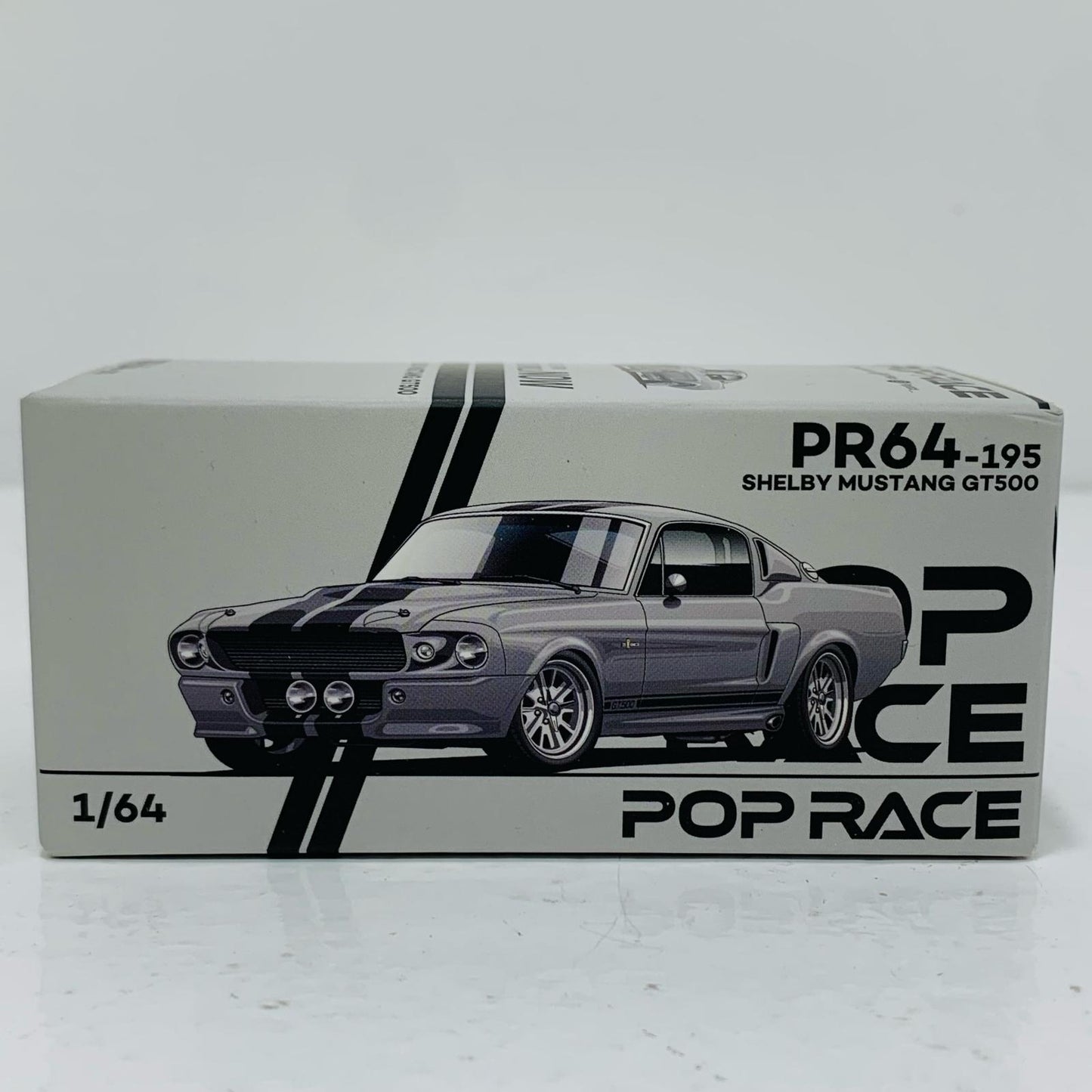 【中古】 1/64 1967 SHELBY MUSTANG GT500(グレー×ブラック) [PR640195]