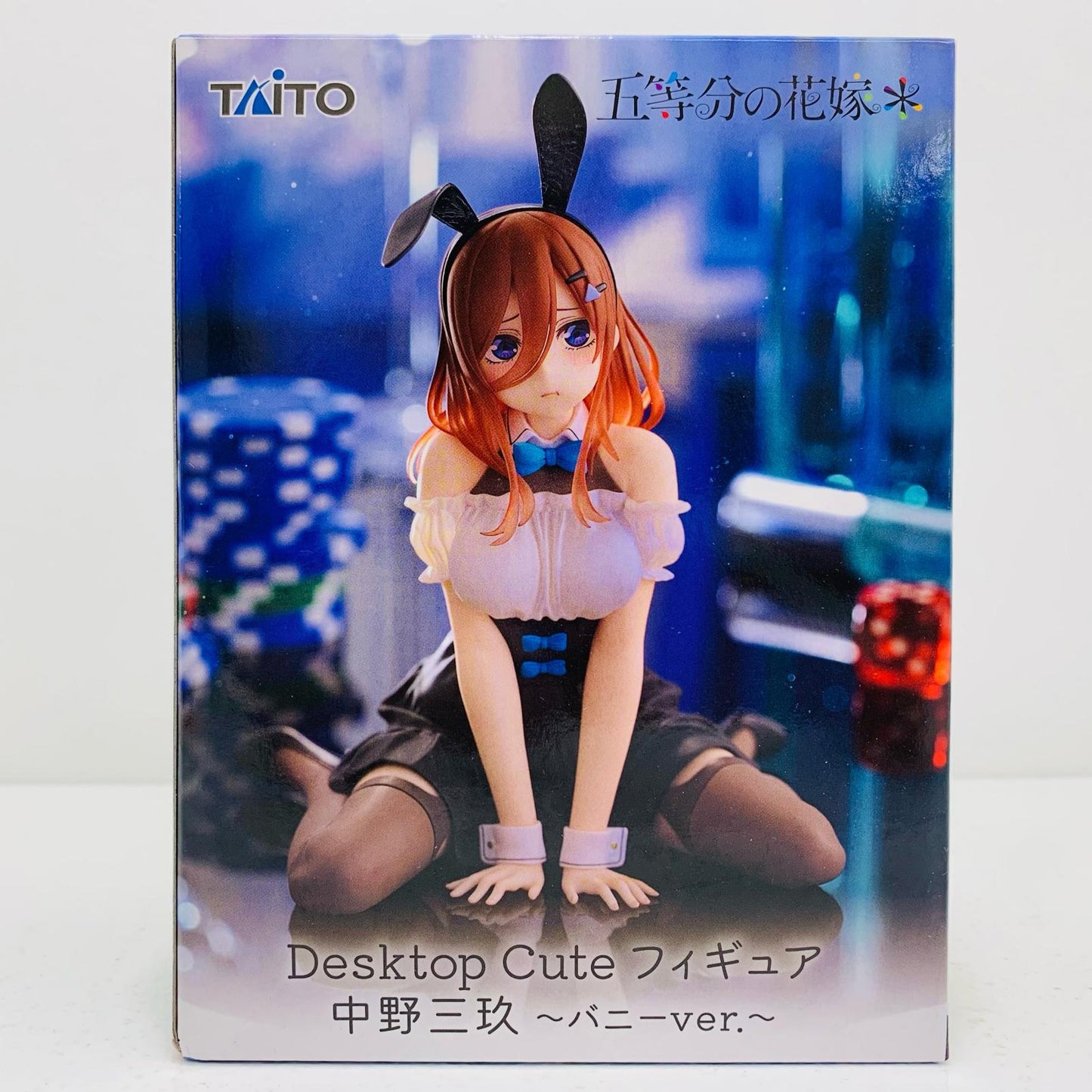 【中古】 中野三玖～バニーver.～DesktopCuteフィギュア「五等分の花嫁＊」【フィギュア】