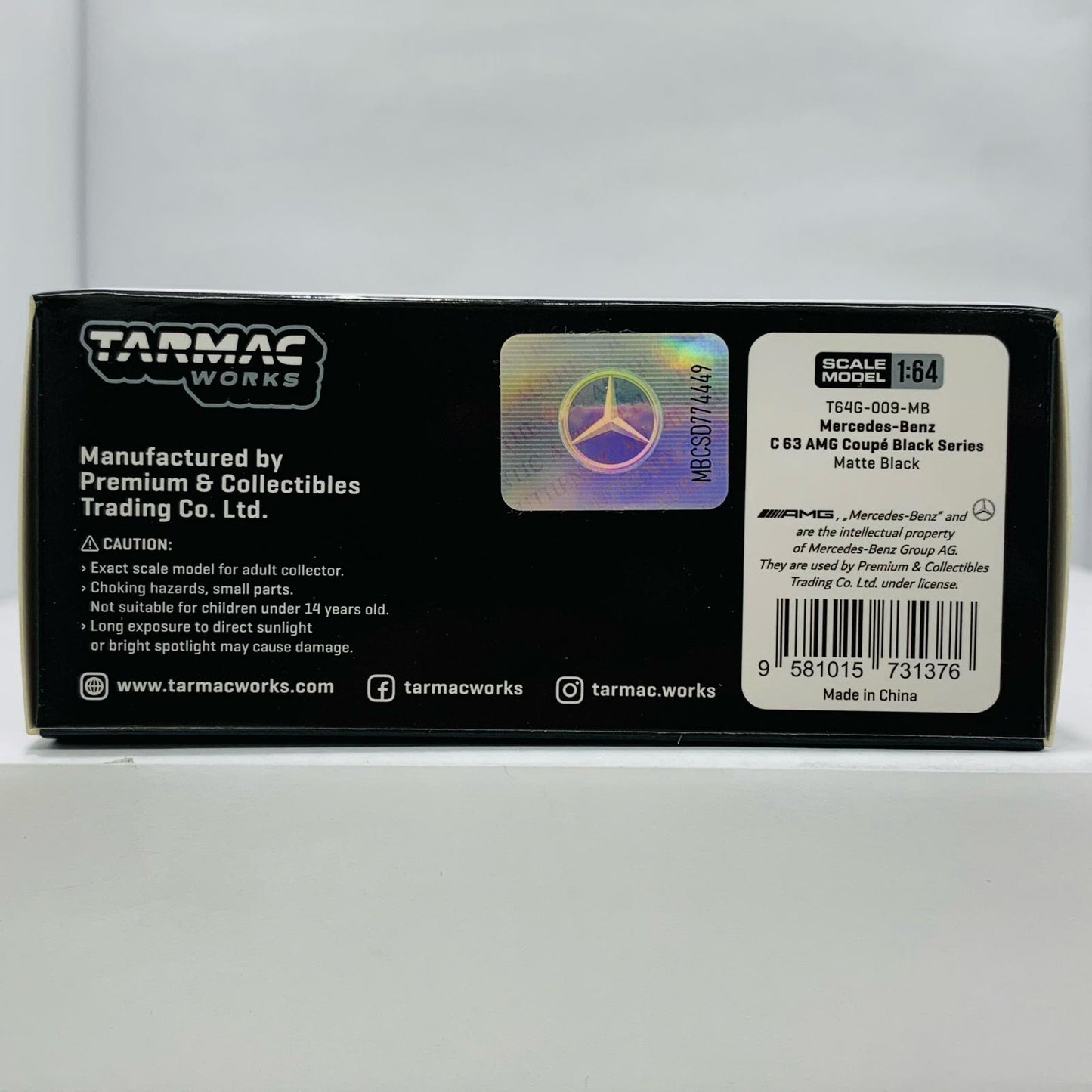 【中古】 1/64 Mercedes-Benz C 63 AMG Coupe Black Series(マットブラック) [T64G-009-MB]【飾磨店】