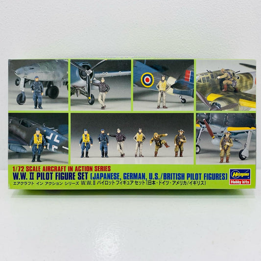 【中古】 1/72 W.W.IIパイロットフィギュアセット(日本・ドイツ・アメリカ/イギリス) 「エアクラフトインアクションシリーズ X72-8」 [35008]【飾磨店】