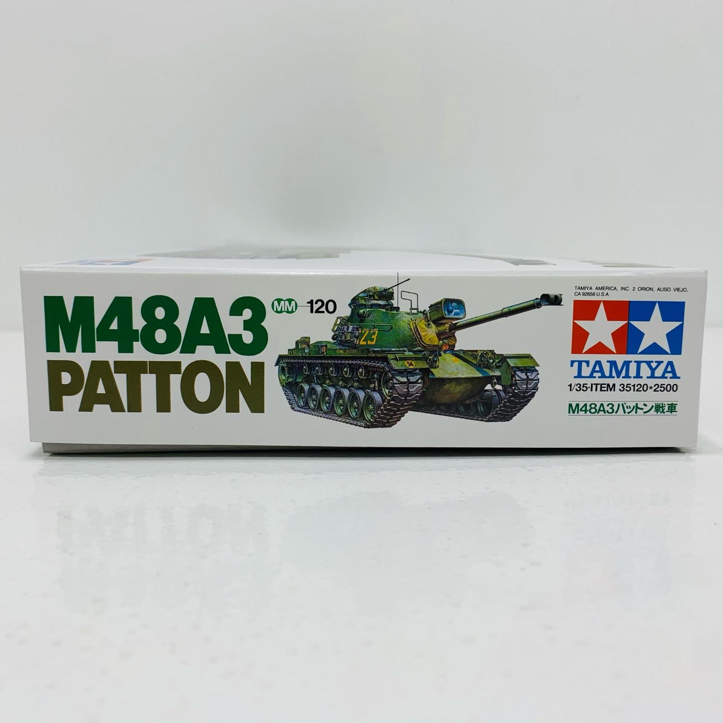 【中古】 1/35 アメリカ・M48A3パットン戦車 「ミリタリーミニチュアシリーズ No.120」 ディスプレイモデル [35120] 定価2500円版