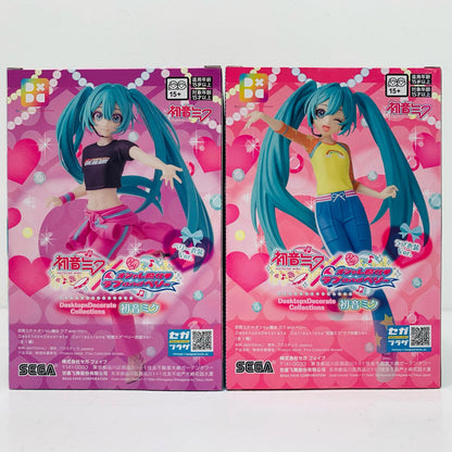 【中古】 2体セット(ラブ衣装Ver.＆ベリー衣装Ver.)初音ミク-Desktop×DecorateCollections「初音ミク×オシャレ魔女ラブandベリー」【フィギュア】