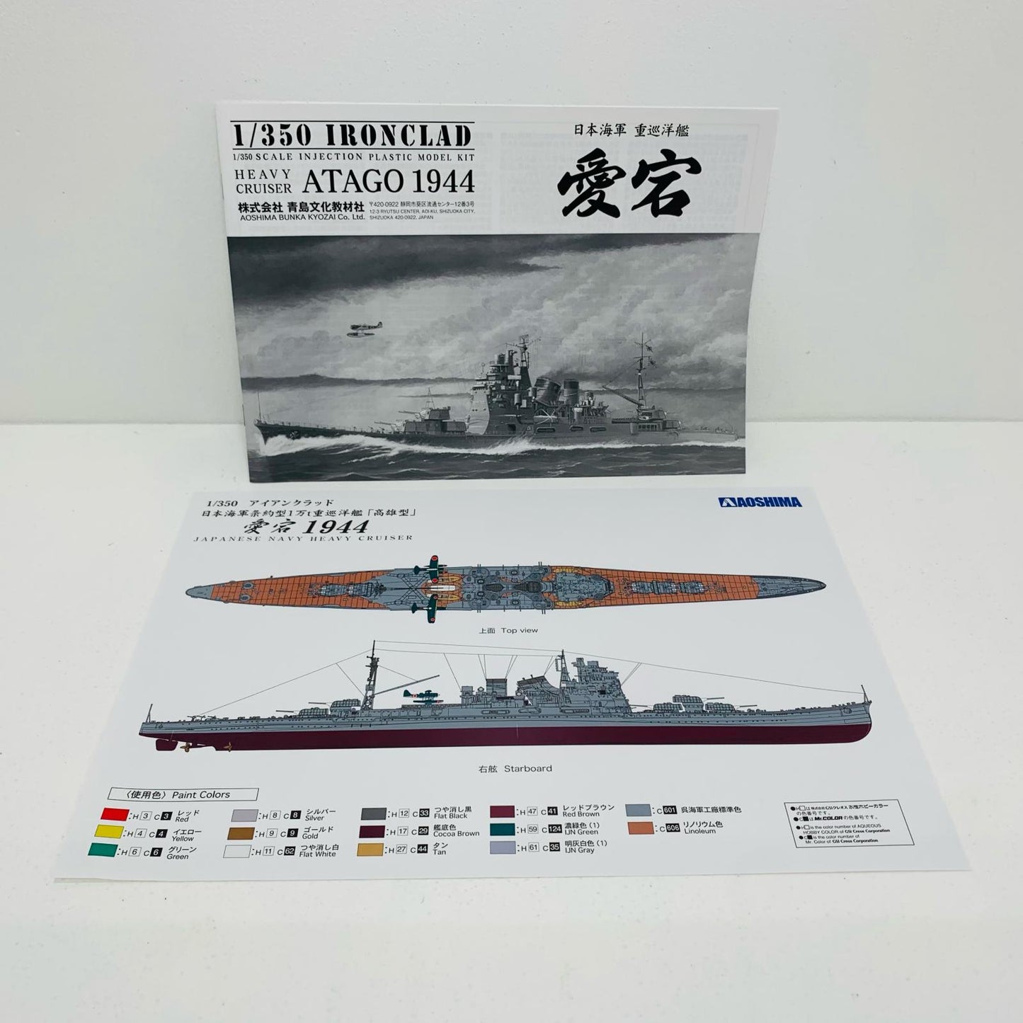 【中古】 1/350 重巡洋艦愛宕リテイク 「アイアンクラッド-鋼鉄艦-」 [54055]