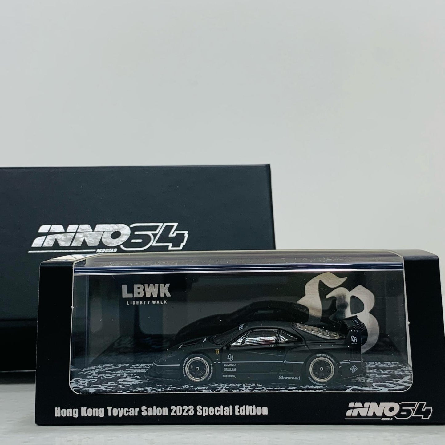 【中古】 1/64 LB-WORKS F40(マットブラック) Hong Kong Toycar Salon 2023 イベント限定モデル [N64-LBWKF40-HKTS23]【飾磨店】