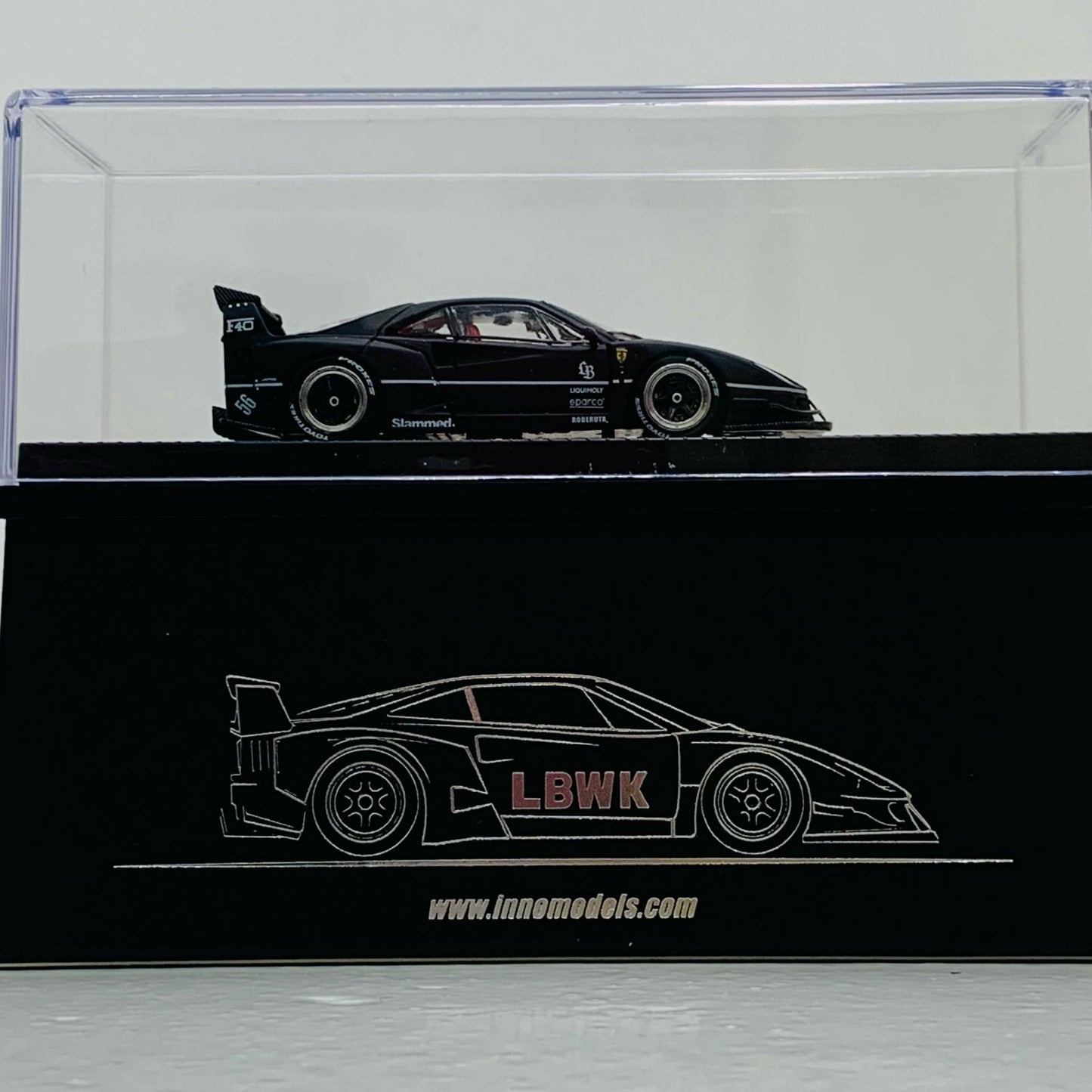 【中古】 1/64 LB-WORKS F40(マットブラック) Hong Kong Toycar Salon 2023 イベント限定モデル [N64-LBWKF40-HKTS23]【飾磨店】