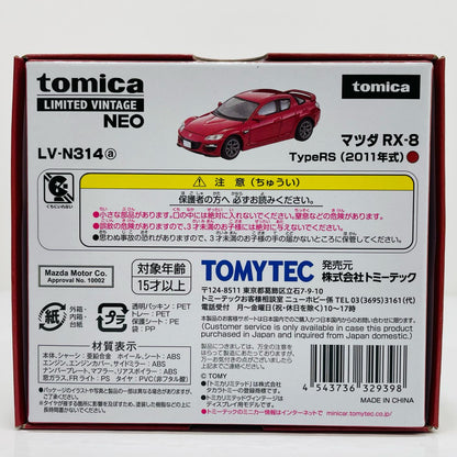 1/64 LV-N314a Mazda RX-8 Type RS 2011 (Red) "Tomica Limited Vintage NEO" [329398]