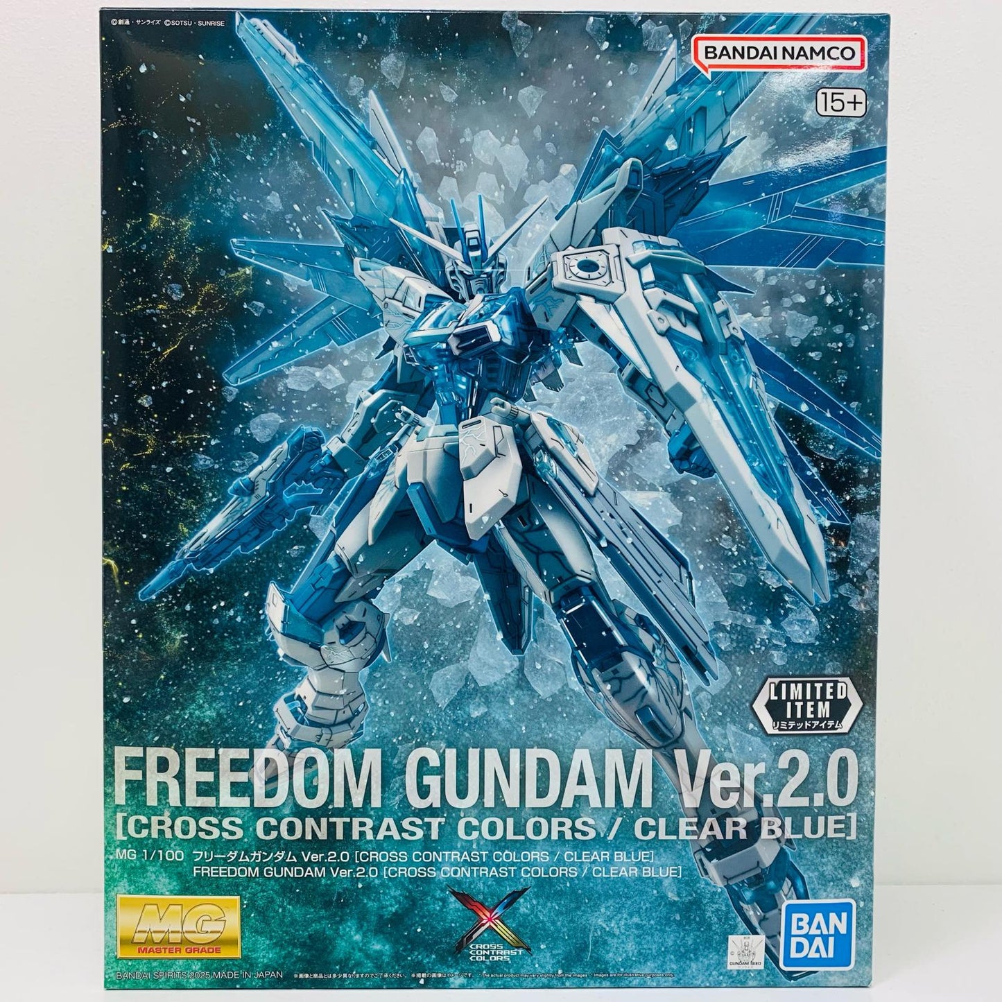 [Used] 1/100 MG ZGMF-X10A Freedom Gundam Ver.2.0 (CROSS CONTRAST COLORS/CLEAR BLUE) "Mobile Suit Gundam SEED" Event Limited Item