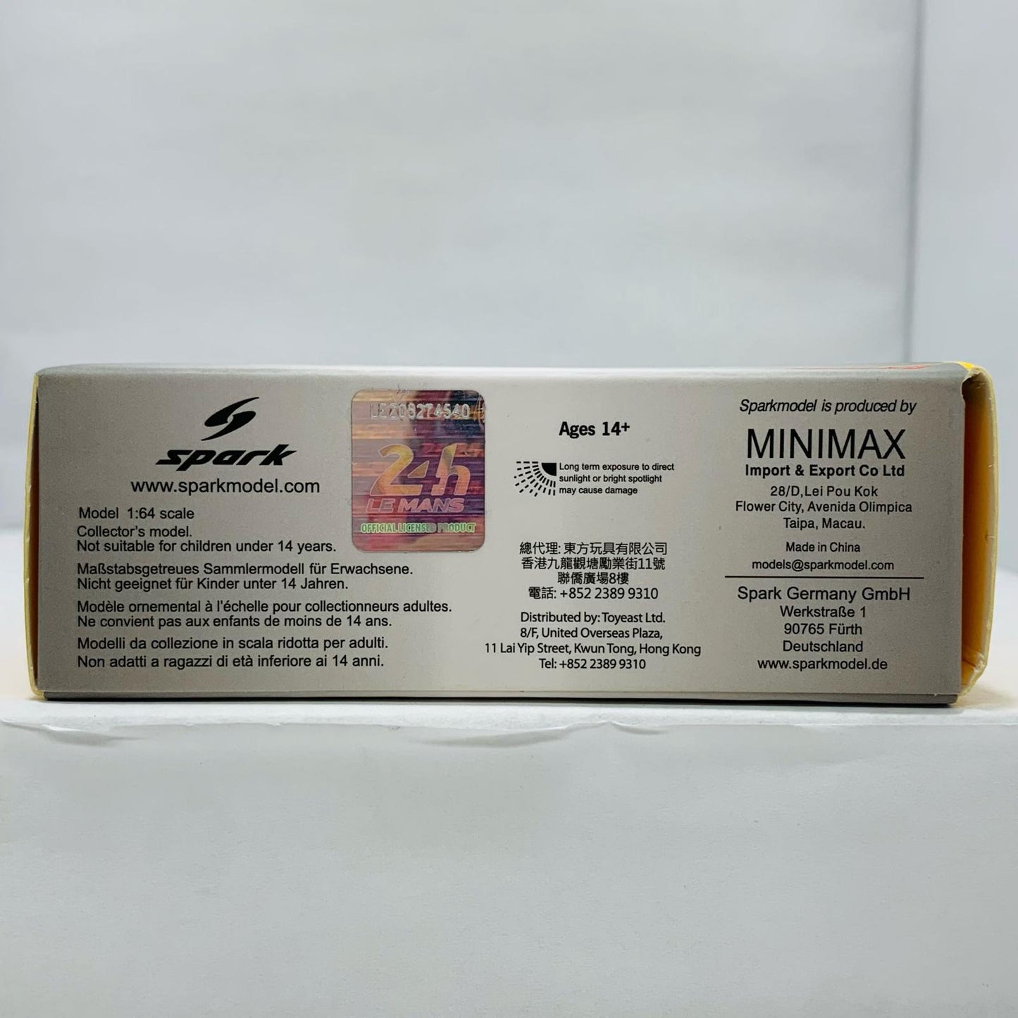 【中古】 1/64 Porsche 962C Shell Le Mans 1988 2nd D.Bell K.Ludwig H.J.Stuck SHELL #17 「sparkyPorsche×TinyShell」 [YO64005]【飾磨店】