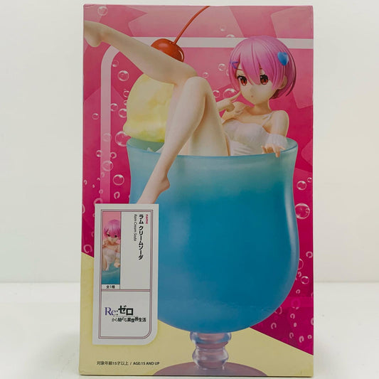 【中古】 ラム～クリームソーダ～1/7スケールフィギュア「Re:ゼロから始める異世界生活」【フィギュア】