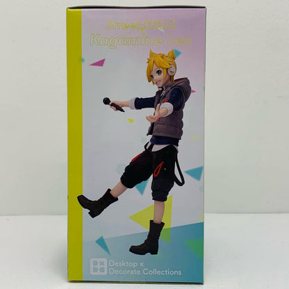 【中古】 ストリートのセカイの鏡音レン-Desktop×DecorateCollections「プロジェクトセカイカラフルステージ！feat.初音ミク」【フィギュア】