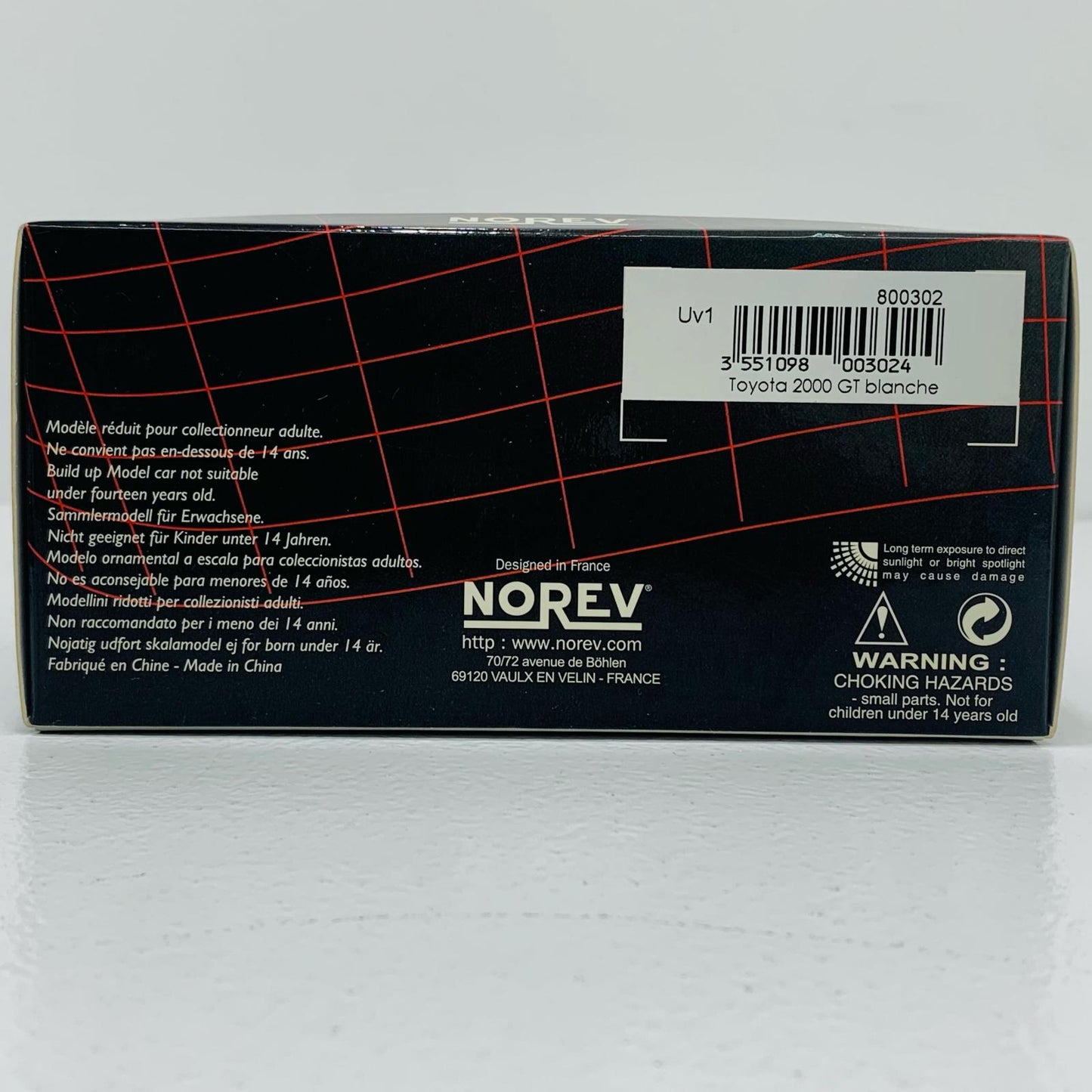 【中古】 1/43 Toyota 2000 GT(ホワイト) [800302]