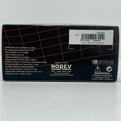 【中古】 1/43 Toyota 2000 GT(ホワイト) [800302]