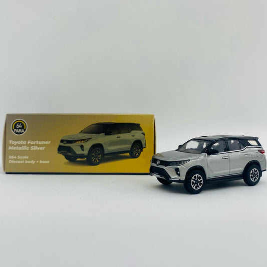 【中古】 1/64 トヨタ フォーチュナー 2023 RHD(メタリックシルバー) [PB-65722]【飾磨店】