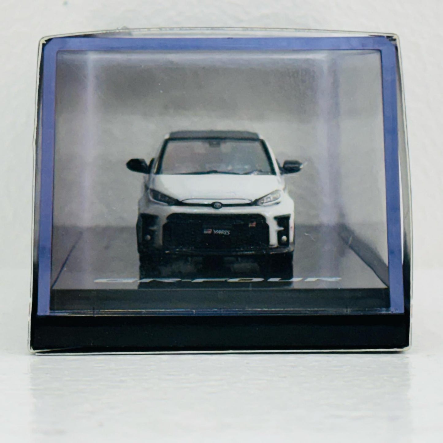 【中古】 1/64 トヨタ GR ヤリス RZ ハイパフォーマンス GR パーツ(プラチナホワイトパールマイカ) [HJ642024GPW]