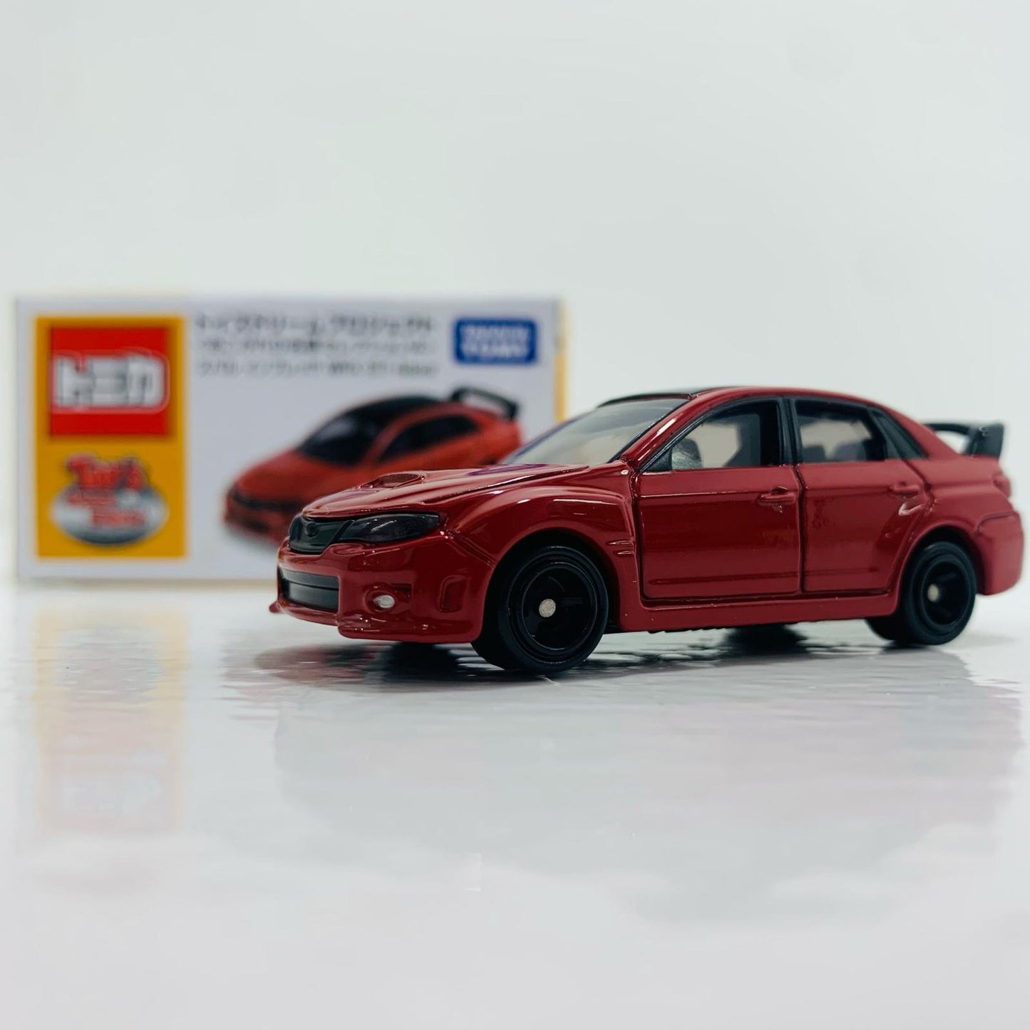 【Used】 Subaru Impreza WRX STI 4-door (Red) "Tomica: Coveted Car Selection 4" Toys Dream Project Limited Edition [Figure]