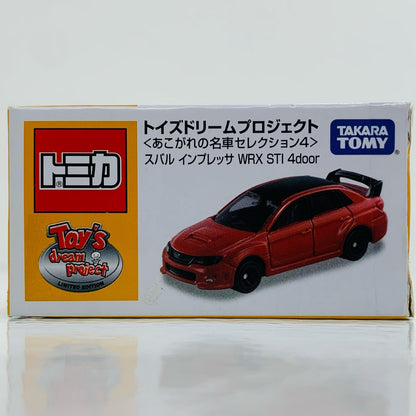 【Used】 Subaru Impreza WRX STI 4-door (Red) "Tomica: Coveted Car Selection 4" Toys Dream Project Limited Edition [Figure]