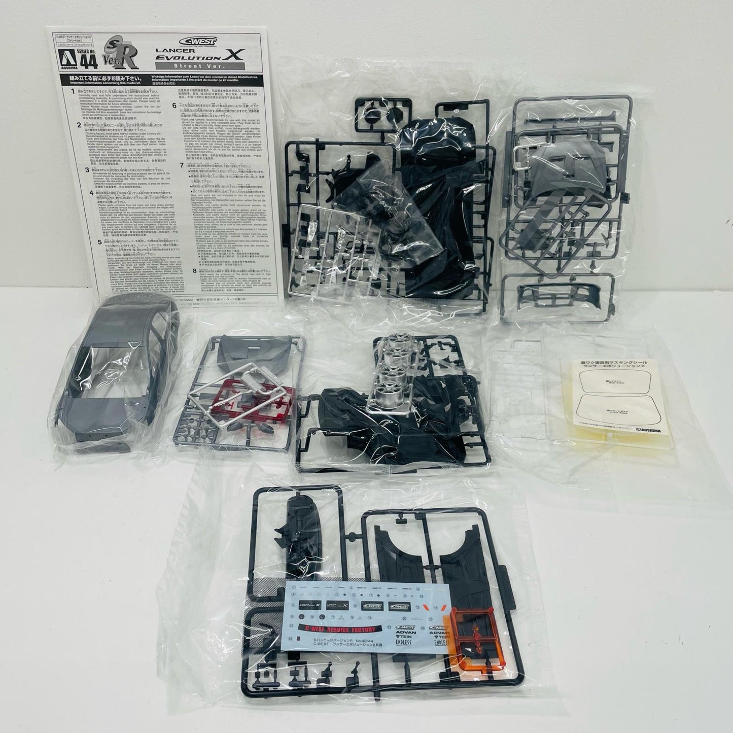 【中古】 1/24 C-WEST ランサーエボリューションX(ストリートVer.) 「SパッケージVer.R No.44」