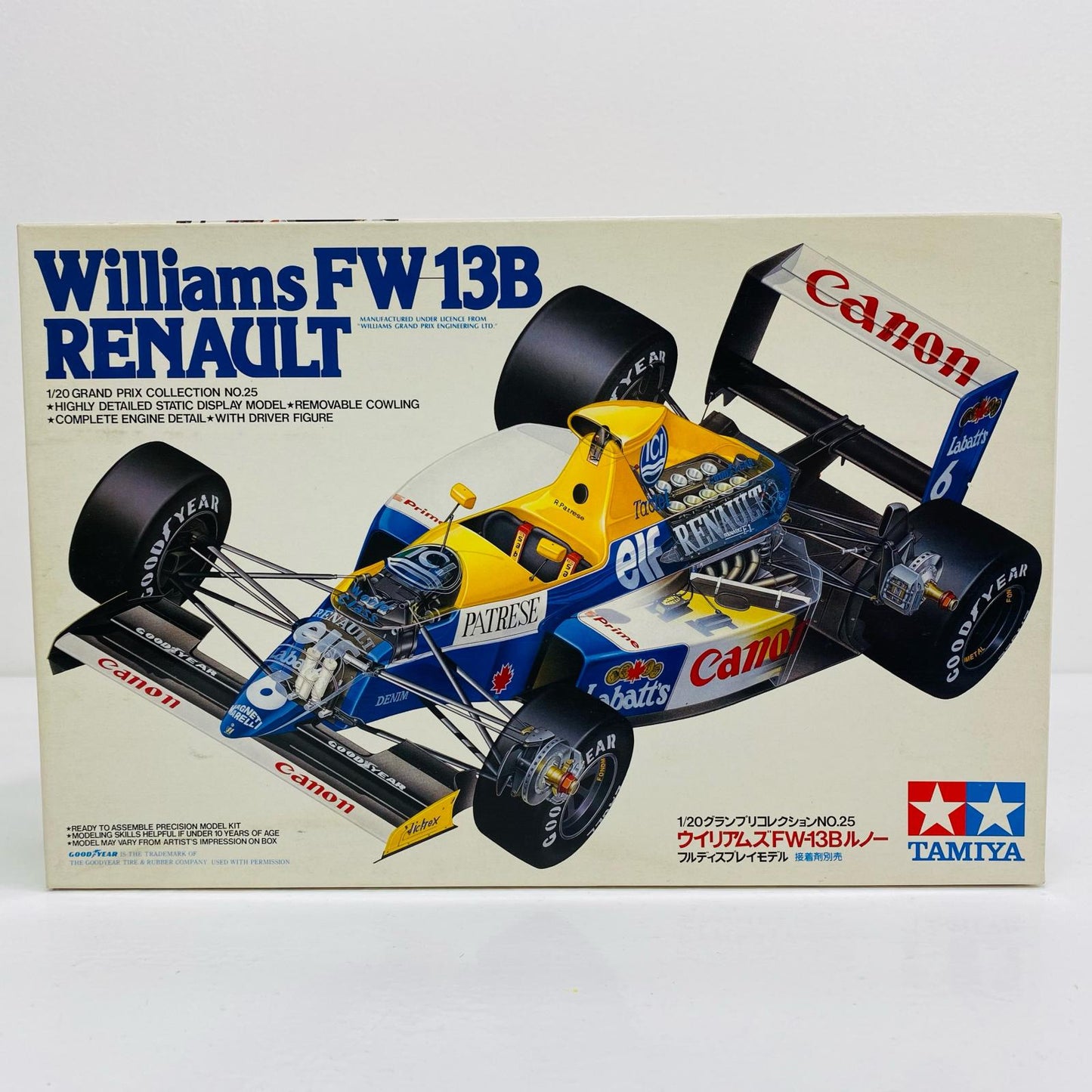 【中古】 1/20 ウィリアムズ FW13B ルノー 「グランプリコレクションシリーズ No.25」 ディスプレイモデル [20025] 定価1500円版