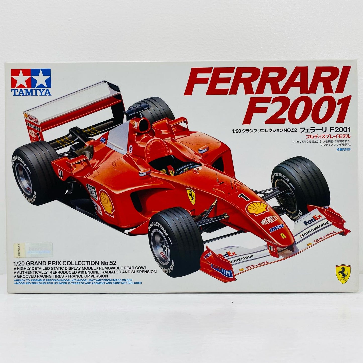 [Used] 1/20 Ferrari F2001 "Grand Prix Collection No. 52" Display Model [20052]