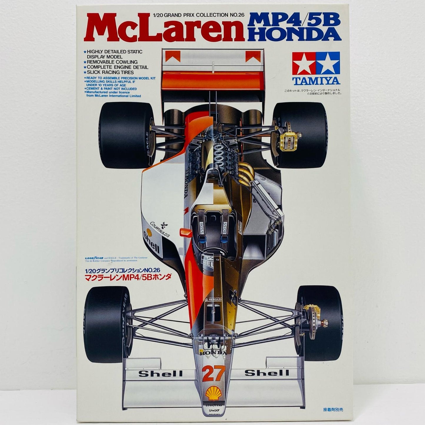 [Used] 1/20 McLaren MP4/5B Honda "Grand Prix Collection No. 26" Display Model [20026]