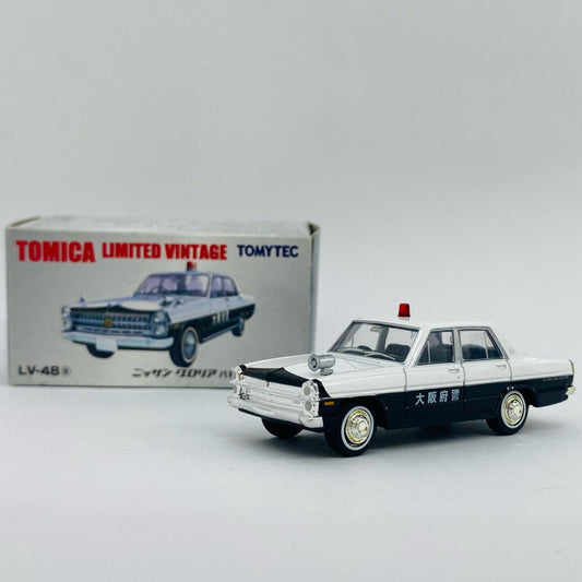 【中古】 1/64 LV-48a ニッサン グロリア 大阪府警パトカー(ホワイト×ブラック) 「トミカリミテッドヴィンテージ」 [213154]【飾磨店】