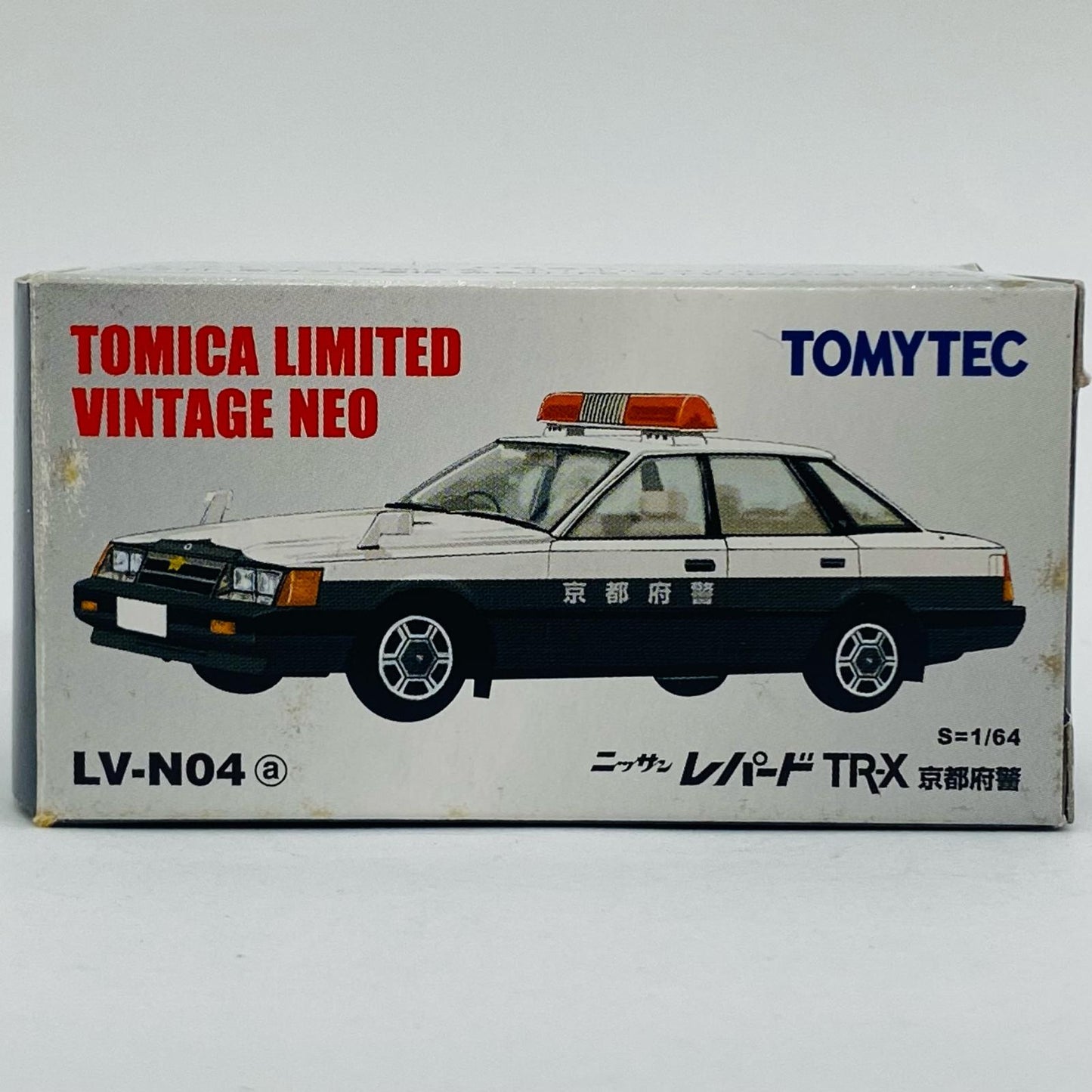 1/64 LV-N04a Nissan Leopard TR-X Kyoto Prefectural Police (White x Black) "Tomica Limited Vintage NEO" [211648]