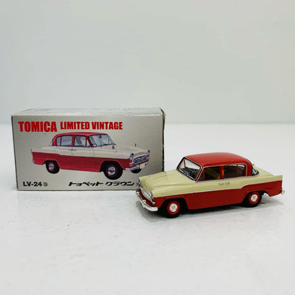 【中古】 1/64 LV-24b トヨペット クラウン スタンダード(レッド×クリーム) 「トミカリミテッドヴィンテージ」 [210429]