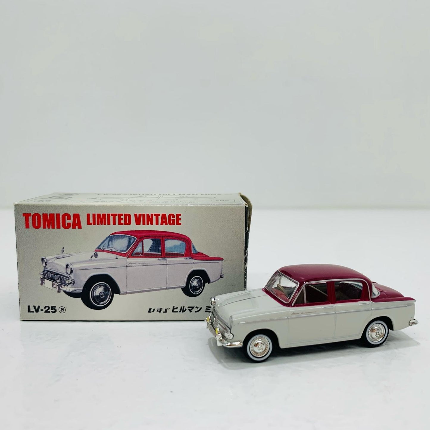 おもちゃ・玩具 1/64 LV-25a いすゞ ヒルマン ミンクス (マルーン) 「トミカリミテッドヴィンテージ」 1/64 LV-25a いすゞ ヒルマン ミンクス (マルーン) '1/64