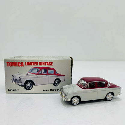 おもちゃ・玩具 1/64 LV-25a いすゞ ヒルマン ミンクス (マルーン) 「トミカリミテッドヴィンテージ」 1/64 LV-25a いすゞ ヒルマン ミンクス (マルーン) '1/64