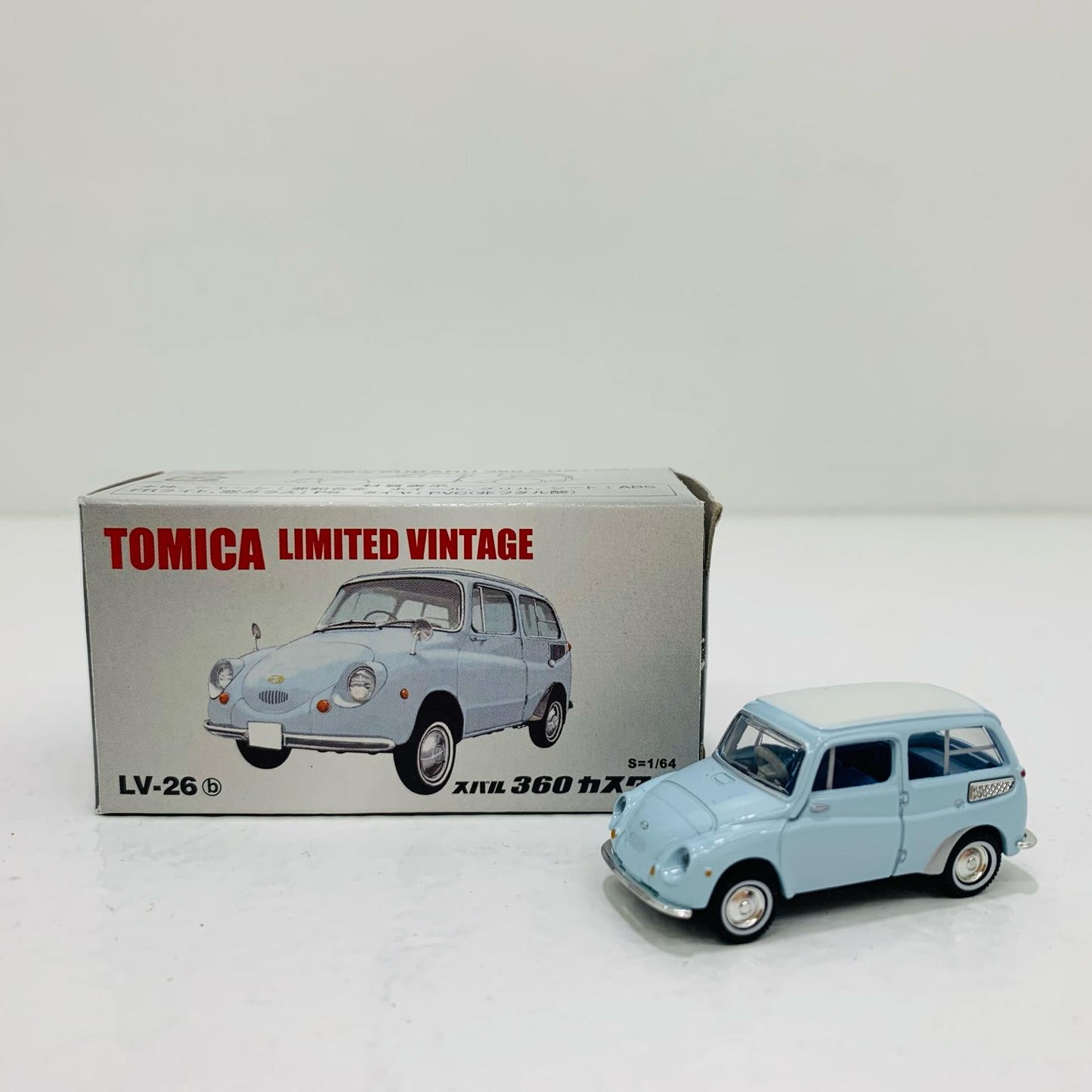 【中古】 1/64 LV-26b スバル 360 カスタム(ライトブルー) 「トミカリミテッドヴィンテージ」 [210474]