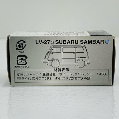 【中古】 1/64 LV-27b スバル サンバー ライトバン(ライトブルー) 「トミカリミテッドヴィンテージ」 [210498]