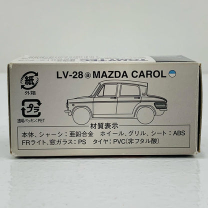 【中古】 1/64 LV-28a マツダ キャロル(ホワイト×ブルー) 「トミカリミテッドヴィンテージ」 [210511]