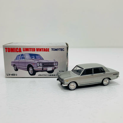 【中古】 1/64 LV-49b ニッサン スカイライン 1800 デラックス(シルバー) 「トミカリミテッドヴィンテージ」 [213178]