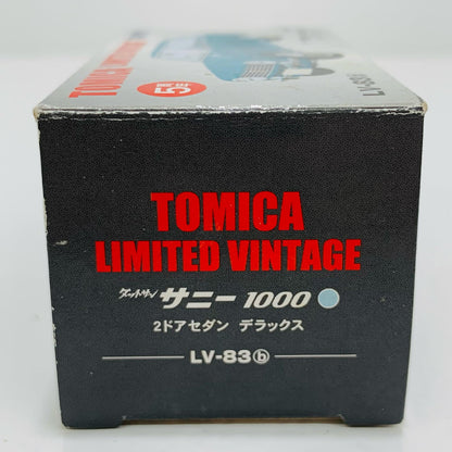 【中古】 1/64 LV-83b ダットサン サニー 1000 2ドア セダン デラックス(アクアブルー) 「トミカリミテッドヴィンテージ」 [222545]