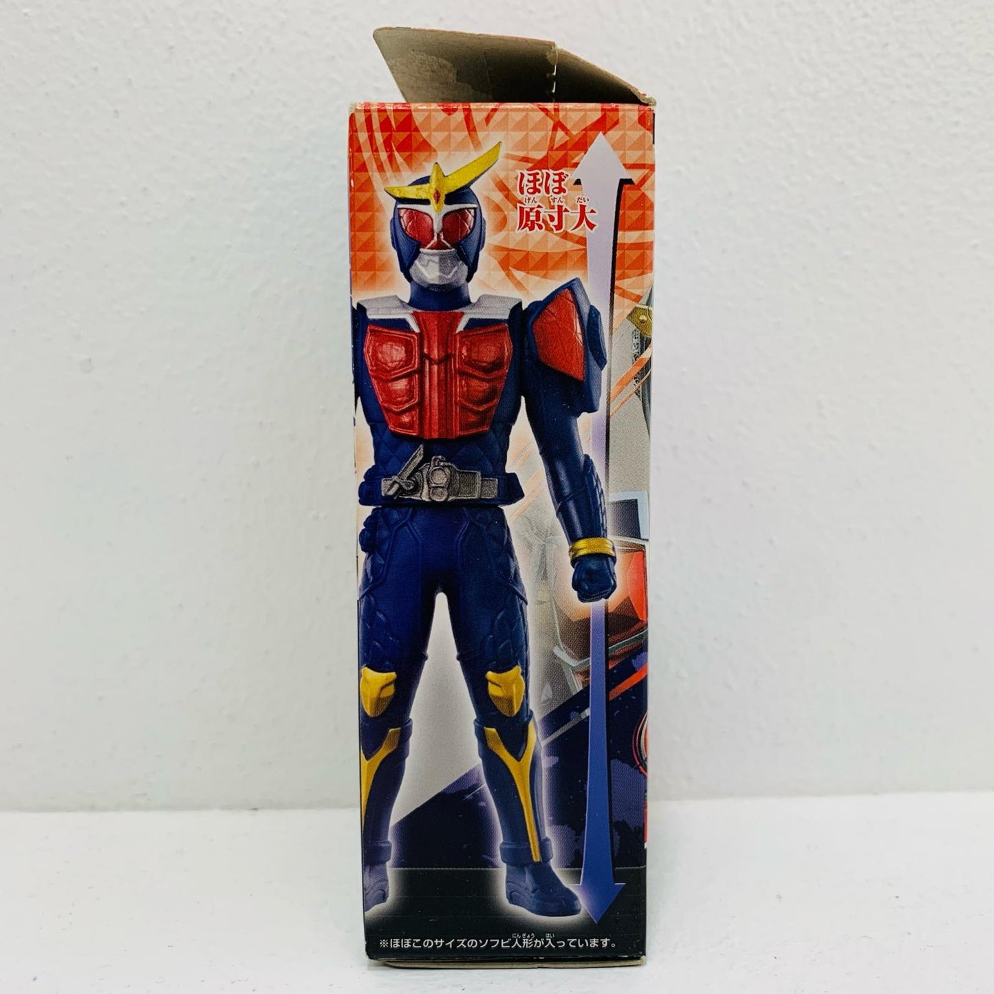 【中古】 仮面ライダー鎧武ウィザードアームズ「ソフビヒーロー仮面ライダー斬月・真見参!!編」【フィギュア】【飾磨店】