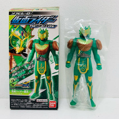【中古】 仮面ライダー龍玄キウイアームズ「ソフビヒーロー仮面ライダー斬月・真見参!!編」【フィギュア】【飾磨店】